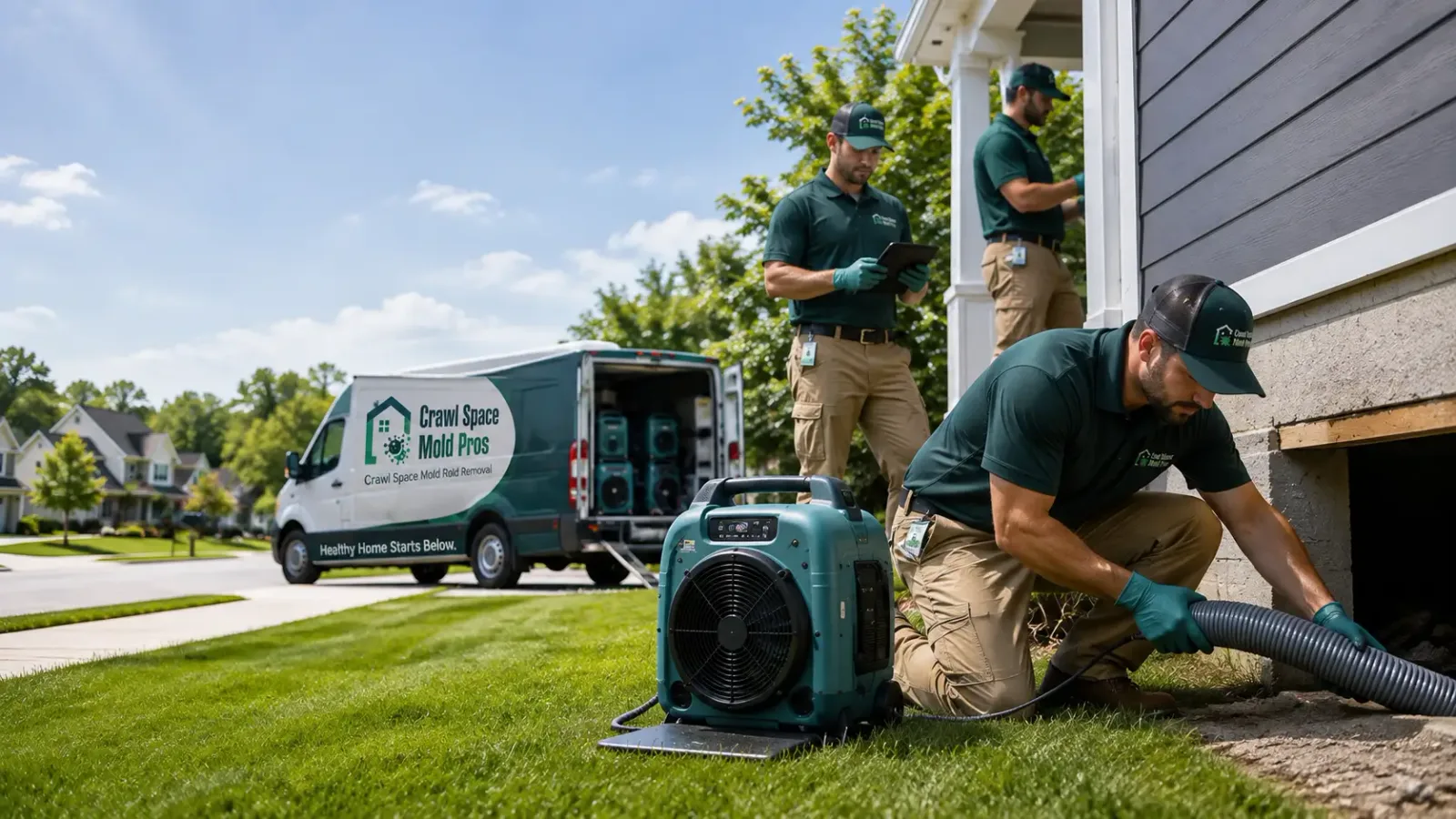 Crawl Space Mold Removal in North, VA